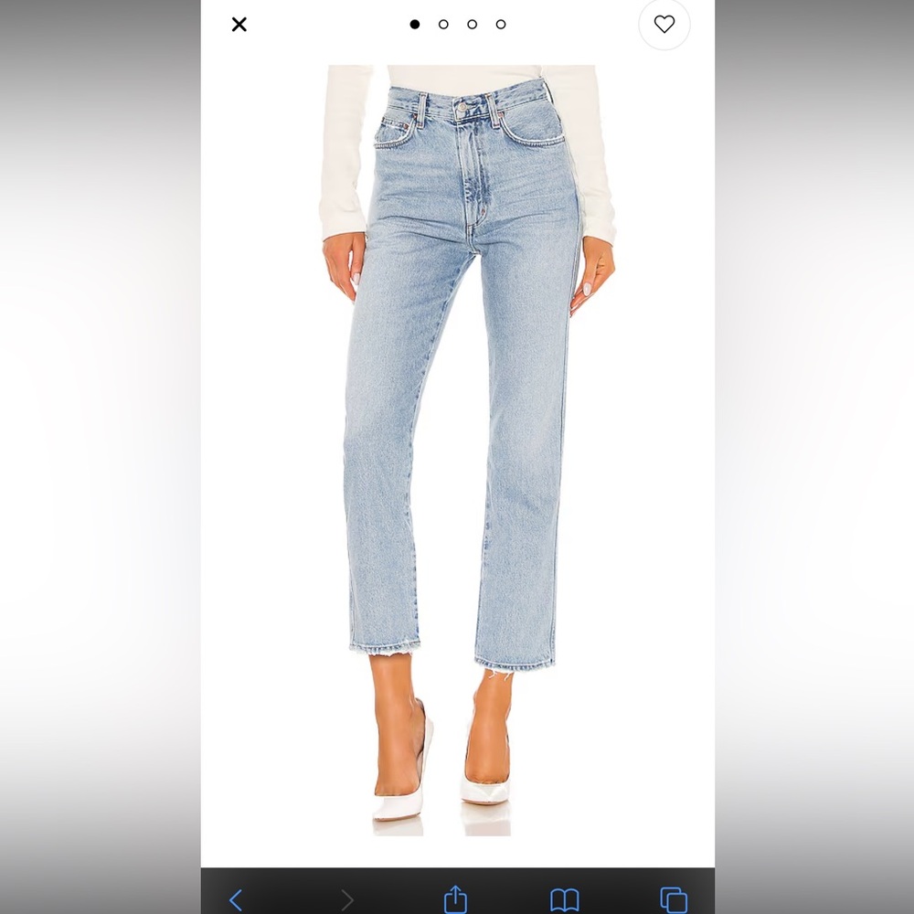 Agolde 90’s pinch waist high rise straight